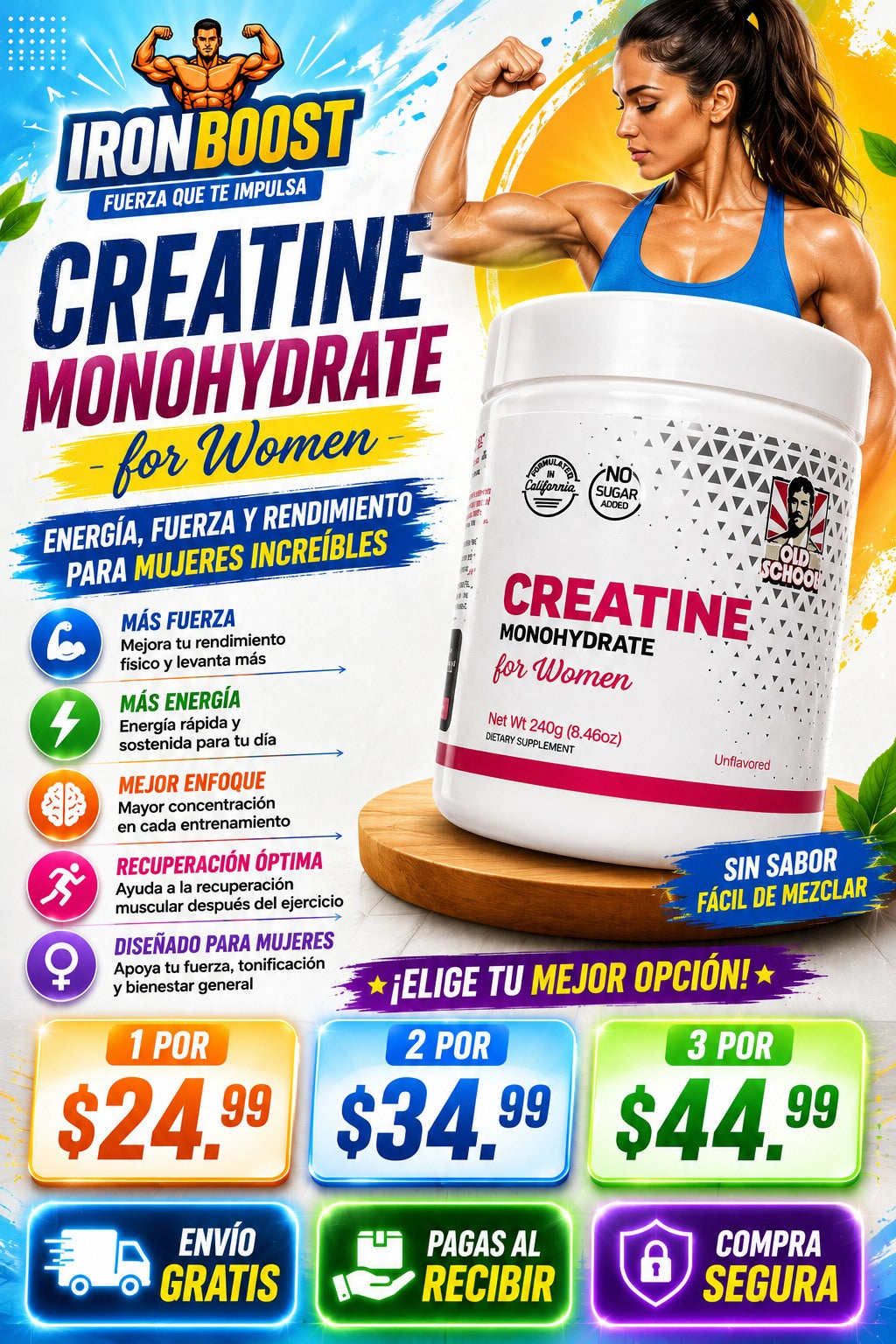 Creatine Monohydrate for Women